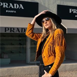 Vintage Western Fringe Jacket